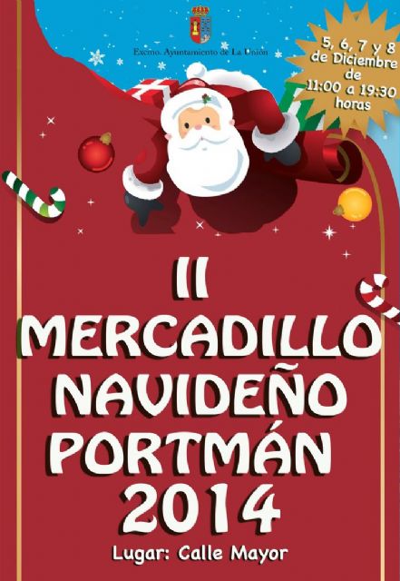 Mañana empieza el mercadillo navideño de Portmán