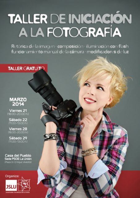 Juventudes Socialistas organiza un Taller Gratuito de Iniciación a la fotografía