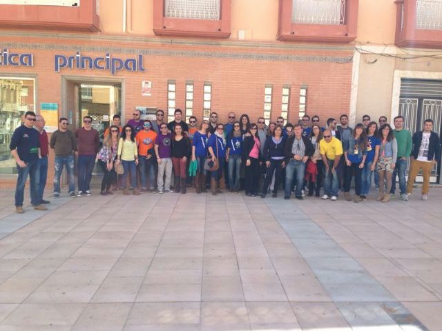 Los peñistas celebran el 'III medio año festero'