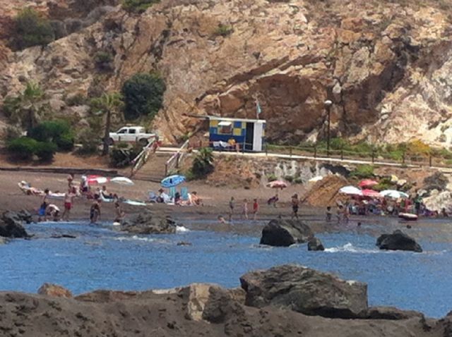 En marcha el Plan COPLA en las playas de Portmán