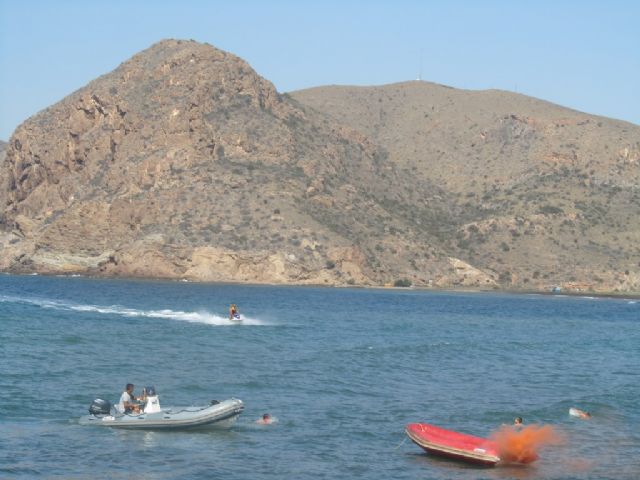 Espectacular ejercicio de salvamento marítimo en La Unión