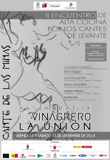 Pasado mañana comienza el II encuentro de alta cocina por los Cantes de Levante