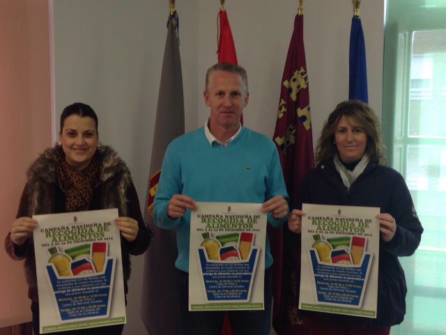 Inicio de la campaña navideña solidaria para la recogida de alimentos 2014