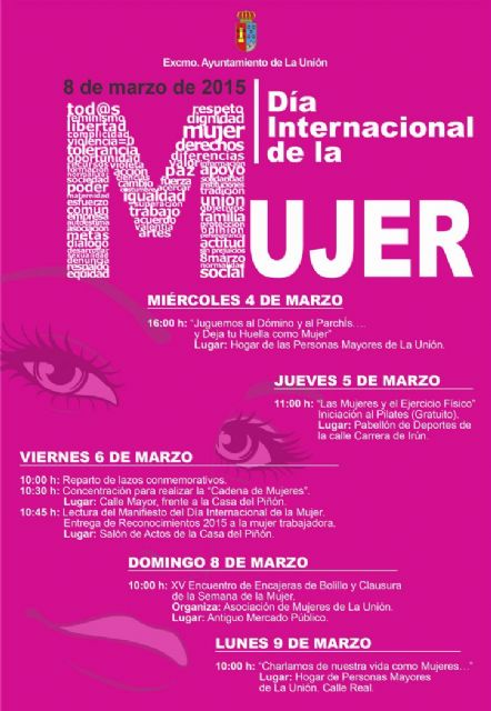 Presentados los actos conmemorativos del día 8 de marzo, Día Internacional de la Mujer