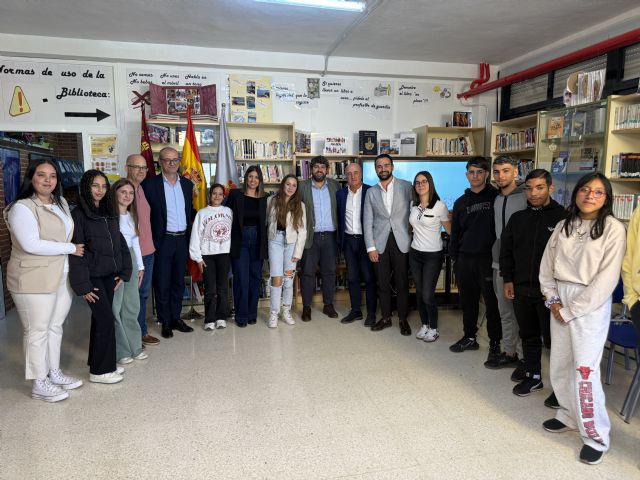 López Miras elige el IES Sierra Minera de La Unión para anunciar el nuevo Decreto de Convivencia Escolar