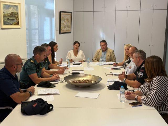 La junta local de seguridad de La Unión constata la disminución de la delincuencia en el municipio