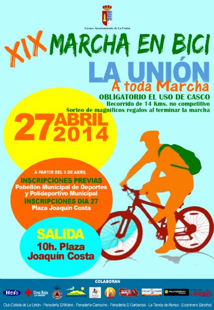El domingo se celebrará la tradicional marcha en bici de La Unión