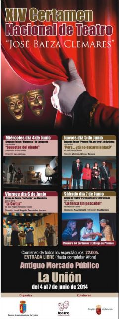 La próxima semana se volverá a celebrar en La Unión el certamen nacional de teatro 'José Baeza Clemares'