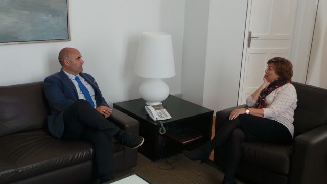 Reunión con la alcaldesa de Cartagena
