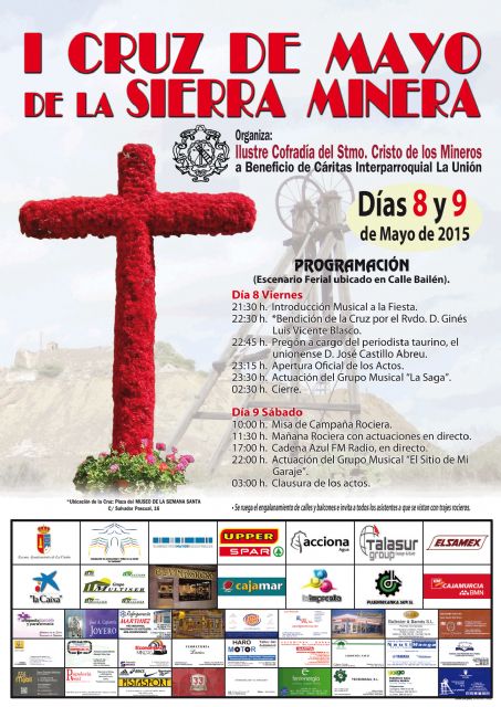 Celebración de la i cruz de mayo de la Sierra Minera