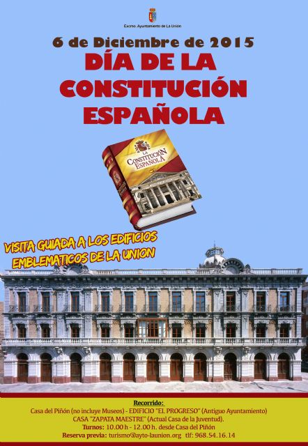 La concejalía de Turismo conmemora el Día de la Constitución Española