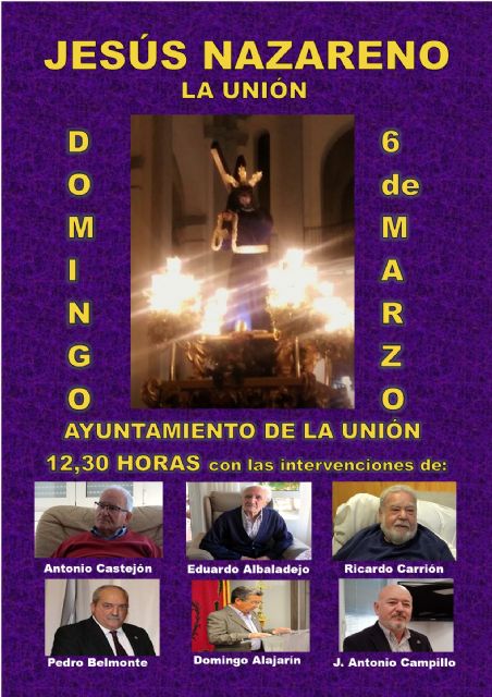 75 aniversario de la llegada de la imagen de Jesús Nazareno a la ciudad de La Unión