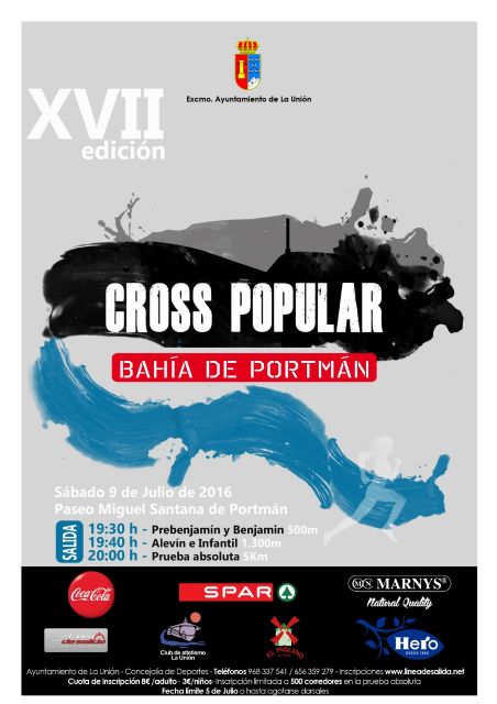 La 17° edición del cross 'Bahía de Portman' se celebrará el próximo sábado