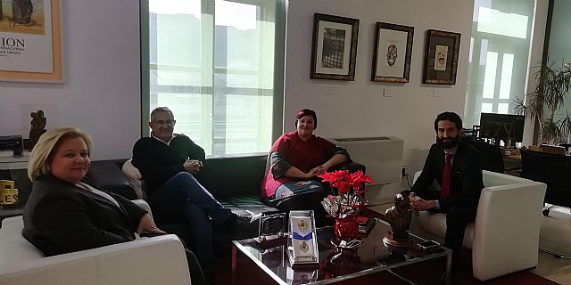 El Alcalde y la Presidenta de la COEC, reunidos para luchar por los retos de La Unión y la Comarca de Cartagena.