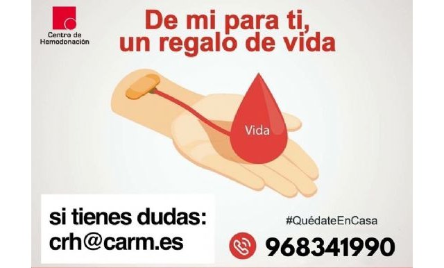 Campaña de donación de sangre del centro regional de hemodonación