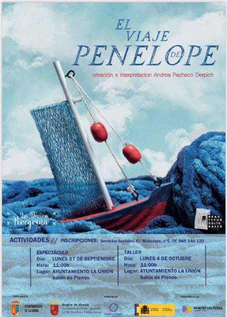 La Unión acoge este lunes El Viaje de Penélope, una obra de teatro que pondrá en valor la sabiduría de las mujeres